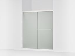 Revel Sliding shower door, 70'' H x 56-5/8 - 59-5/8'' W, with 1/4'' thick Frosted glass - image 1