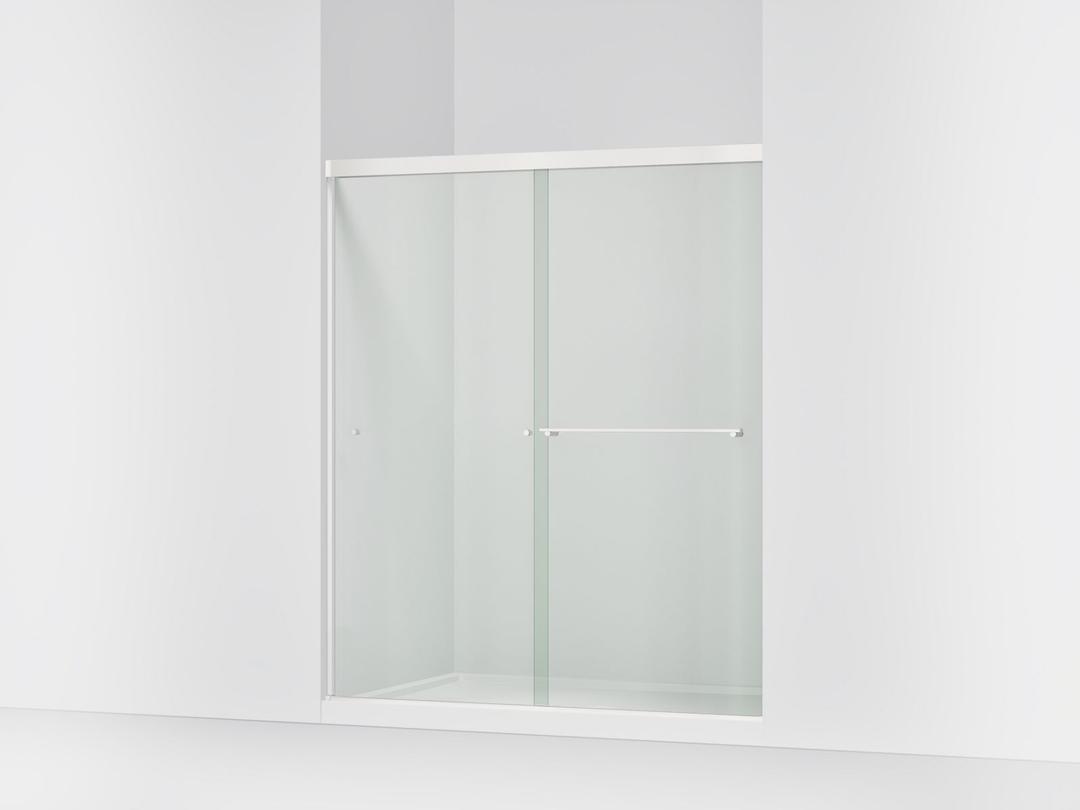 Revel Sliding shower door, 70'' H x 56-5/8 - 59-5/8'' W, with 5/16'' thick Crystal Clear glass by Kohler