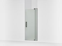 Kohler Revel Pivot shower door, 70'' H x 31-1/8 - 36'' W, with 1/4'' thick Frosted glass - Anodized Dark Bronze - image 1