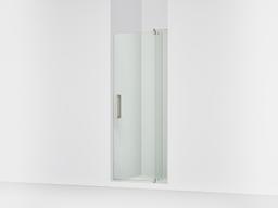 Kohler Revel Pivot shower door, 74'' H x 31-1/8 - 36'' W, with 5/16'' thick Crystal Clear glass - Anodized Brushed Nickel - image 1