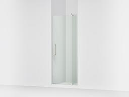 Kohler Revel Pivot shower door, 74'' H x 31-1/8 - 36'' W, with 5/16'' thick Crystal Clear glass - Bright Polished Silver - image 1