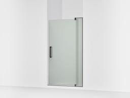 Kohler Revel Pivot shower door, 70'' H x 35-1/8 - 40'' W, with 5/16'' thick Frosted glass - Anodized Dark Bronze - image 1
