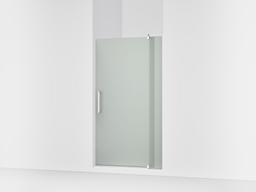 Kohler Revel Pivot shower door, 70'' H x 35-1/8 - 40'' W, with 5/16'' thick Frosted glass - Bright Polished Silver - image 1