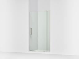 Kohler Revel Pivot shower door, 70'' H x 39-1/8 - 44'' W, with 5/16'' thick Crystal Clear glass - Anodized Brushed Nickel - image 1