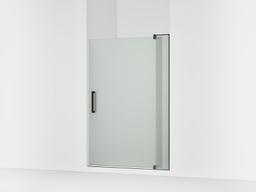 Kohler Revel Pivot shower door, 70'' H x 43-1/8 - 48'' W, with 5/16'' thick Frosted glass - Anodized Dark Bronze - image 1