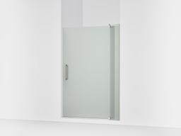 Kohler Revel Pivot shower door, 70'' H x 43-1/8 - 48'' W, with 5/16'' thick Frosted glass - Anodized Brushed Nickel - image 1