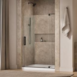 Kohler | Revel | Pivot Shower Door - Anodized Dark Bronze - image 2