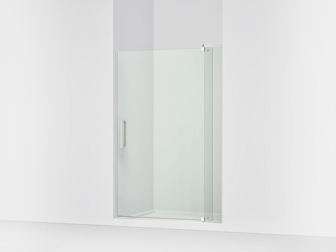 Kohler | Revel | Pivot Shower Door - Bright Polished Silver by Kohler