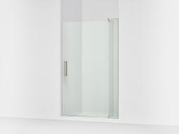 Kohler Revel Pivot shower door, 74'' H x 43-1/8 - 48'' W, with 5/16'' thick Crystal Clear glass - Anodized Brushed Nickel - image 1