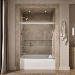 Kohler | Pleat | Sliding Shower Door - Bright Polished Silver - image 4