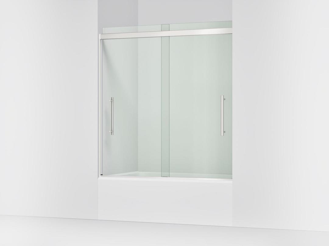 Kohler | Pleat | Sliding Shower Door - Bright Polished Silver by Kohler