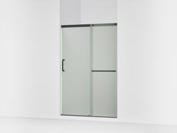 Kohler Elate Sliding shower door, 70-1/2'' H x 44-1/4 - 47-5/8'' W, with 1/4'' thick Frosted glass - Matte Black - image 1