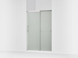 Kohler Elate Sliding shower door, 70-1/2'' H x 44-1/4 - 47-5/8'' W, with 1/4'' thick Frosted glass - Matte Nickel - image 1