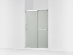 Kohler Elate Sliding shower door, 70-1/2'' H x 50-1/4 - 53-5/8'' W, with 1/4'' thick Frosted glass - Bright Silver - image 1