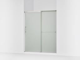 Kohler Elate Sliding shower door, 70-1/2'' H x 56-1/4 - 59-5/8'' W, with 1/4'' thick Frosted glass - Matte Nickel - image 1