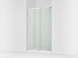 Kohler Elate Sliding shower door, 75-1/2'' H x 44-1/4 - 47-5/8'' W, with heavy 5/16'' thick Crystal Clear glass - Bright Silver - image 1