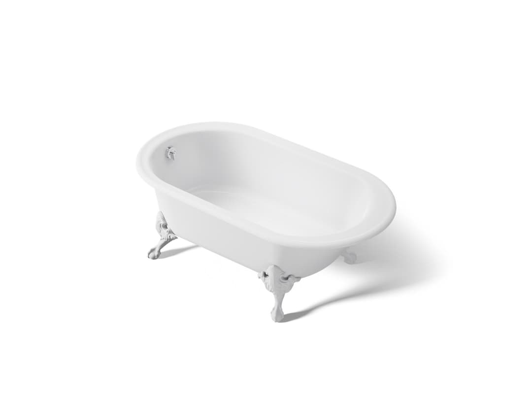 Kohler Iron Works HistoricE 66'' x 36'' freestanding bath - White by Kohler