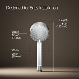 Awaken G90 Four-function handshower, 2.5 gpm - Polished Chrome - image 3