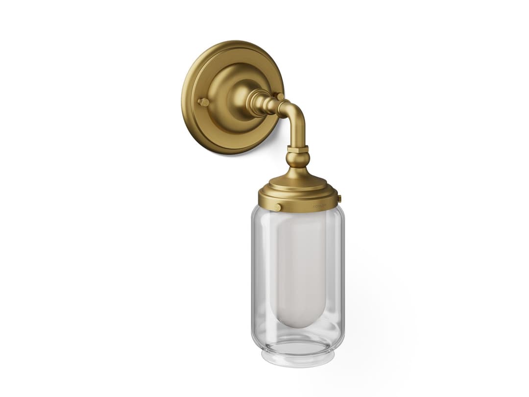 Kohler | Artifacts | Wall Torchier - Brushed Moderne Brass by Kohler