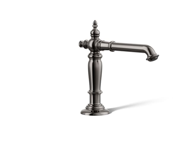 Kohler Artifacts Bathroom sink faucet spout with Column design, 1.2 gpm - Vibrant Titanium
