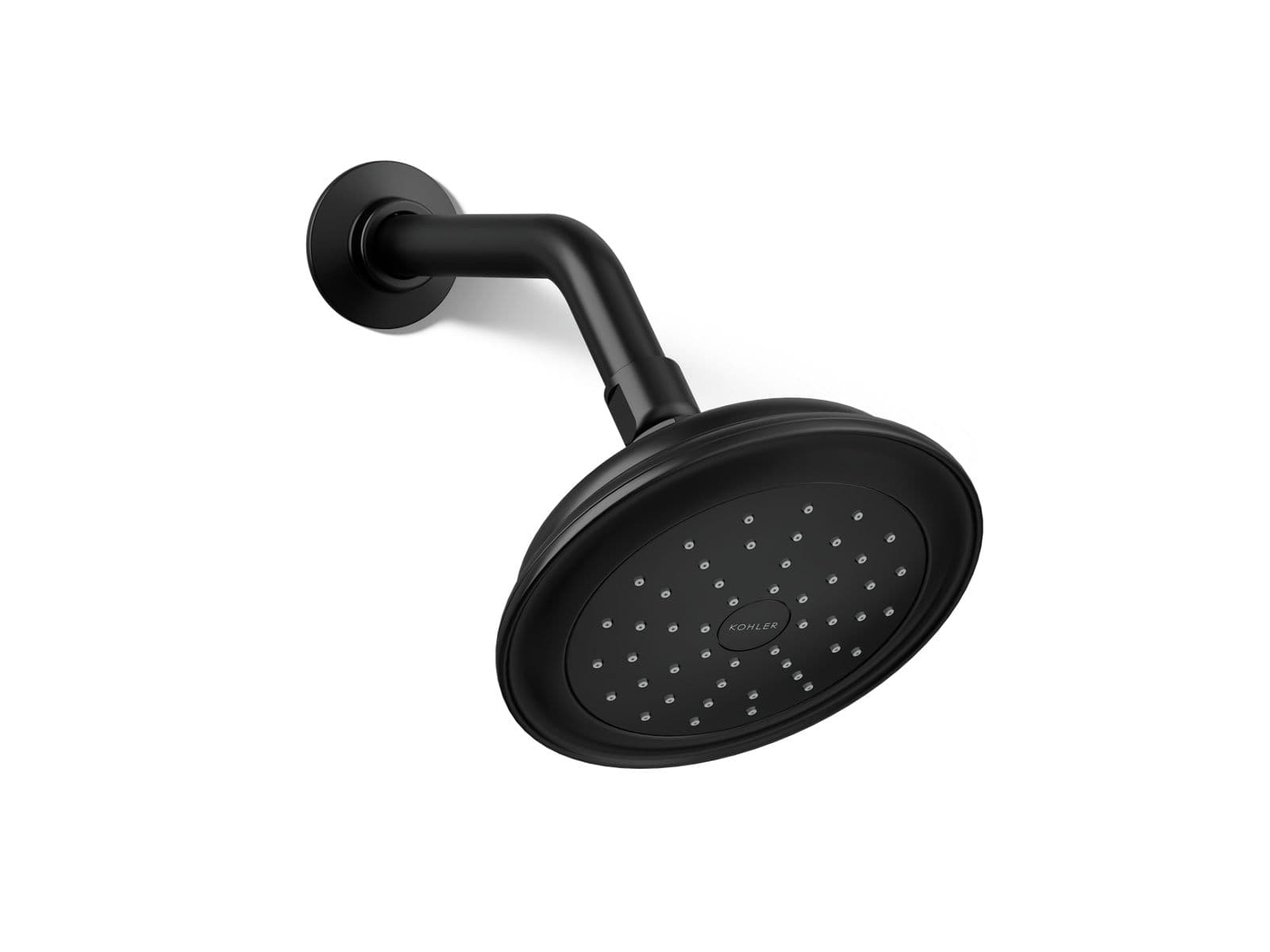 Kohler Artifacts Single-function showerhead, 2.5 gpm - Matte Black by Kohler