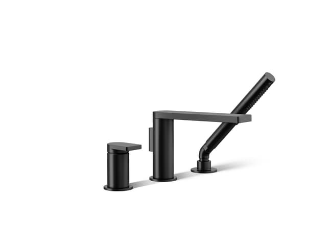 Kohler Composed Deck-mount bath faucet with handshower - Matte Black