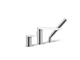 Kohler Composed Deck-mount bath faucet with handshower - Polished Chrome - image 1