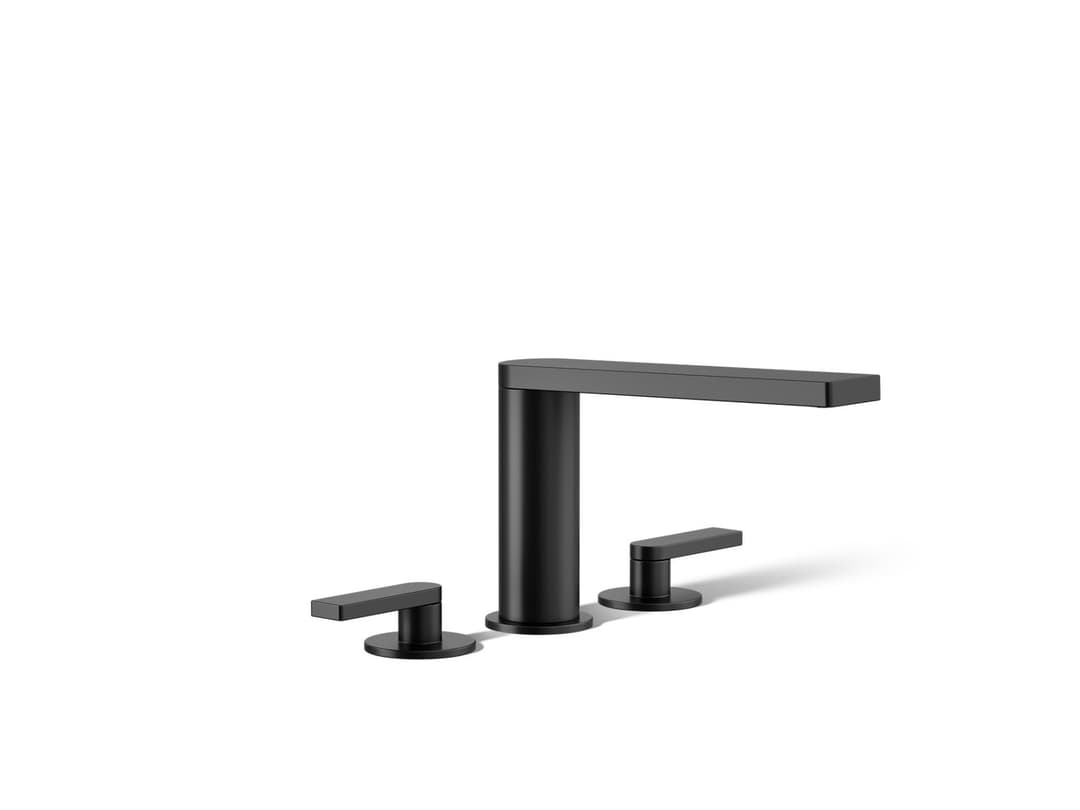 Kohler Composed Deck-mount bath faucet with lever handles - Matte Black by Kohler