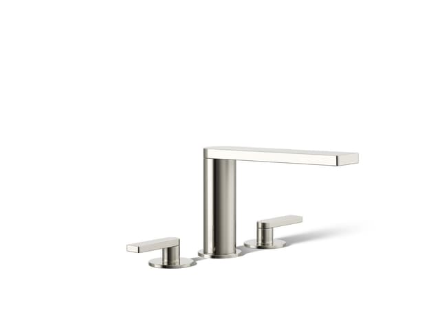 Kohler Composed Deck-mount bath faucet with lever handles - Vibrant Polished Nickel