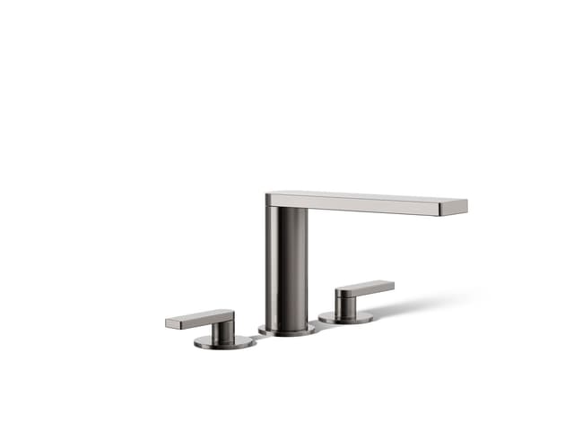 Kohler Composed Deck-mount bath faucet with lever handles - Vibrant Titanium