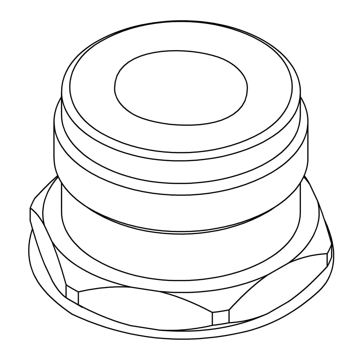 Kohler Genuine Parts NUT, LIFT Guide Sleeve by Kohler Genuine Parts