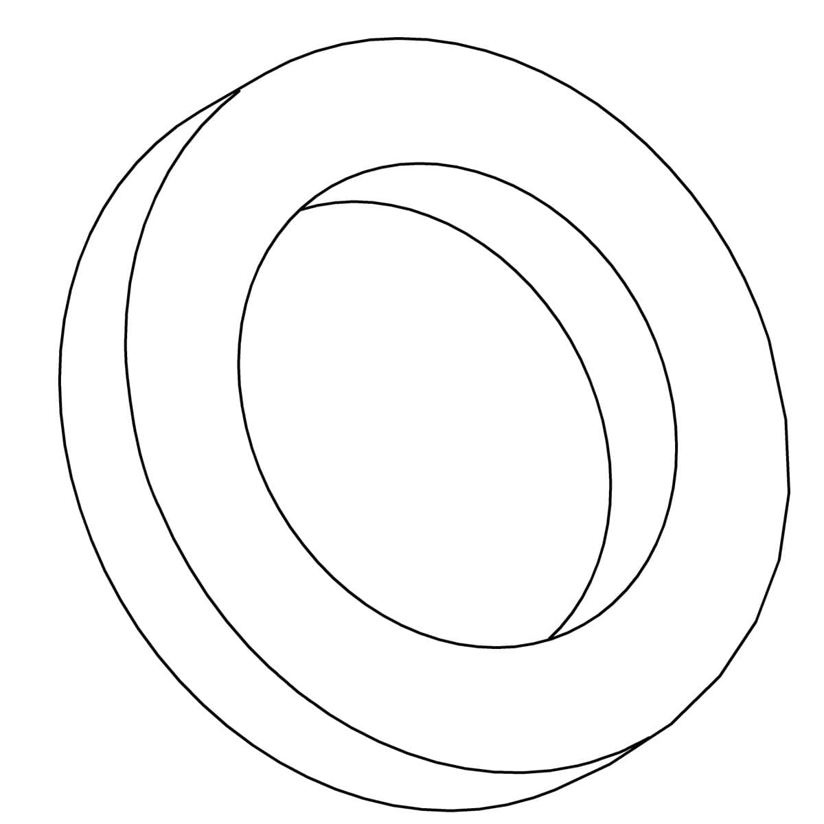Kohler Genuine Parts Washer, .728od X .480id X .125thk, EPDM by Kohler Genuine Parts
