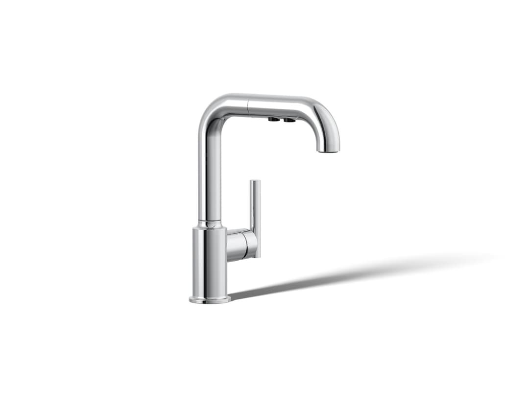 Kohler | Purist | Single Hole Kitchen Faucet - Polished Chrome by Kohler