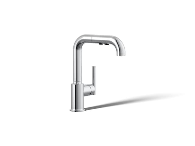 Kohler | Purist | Single Hole Kitchen Faucet - Polished Chrome