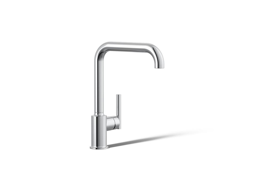 Kohler | Purist | Single Hole Kitchen Faucet - Polished Chrome by Kohler