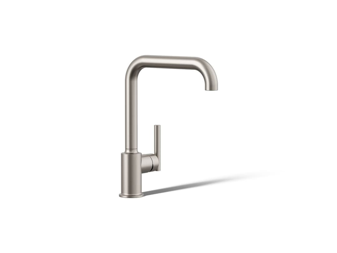Kohler | Purist | Single Hole Kitchen Faucet - Vibrant Stainless by Kohler