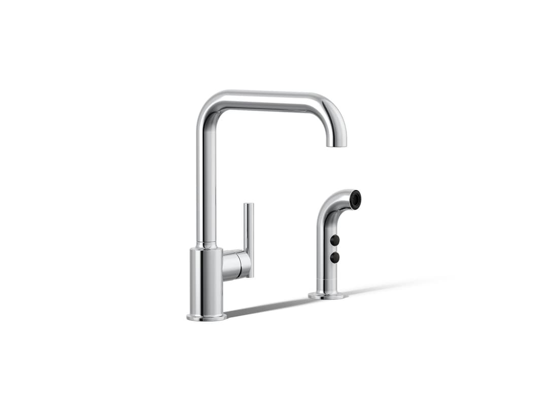 Kohler | Purist | Deck Mounted Kitchen Faucet - Polished Chrome by Kohler