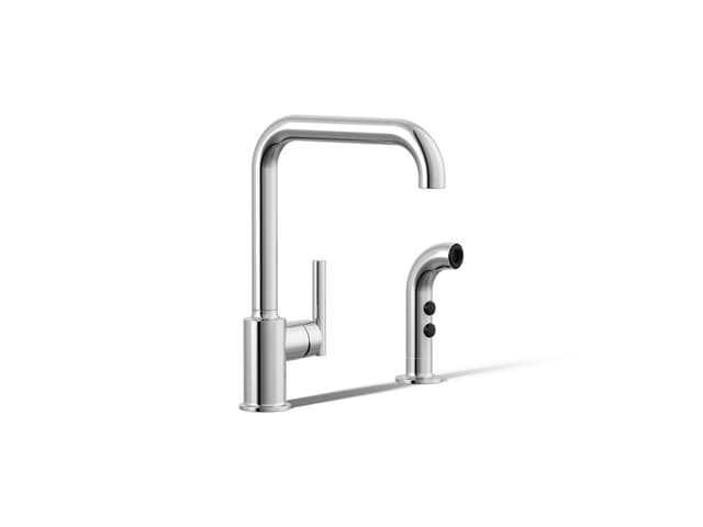 Kohler | Purist | Deck Mounted Kitchen Faucet - Polished Chrome