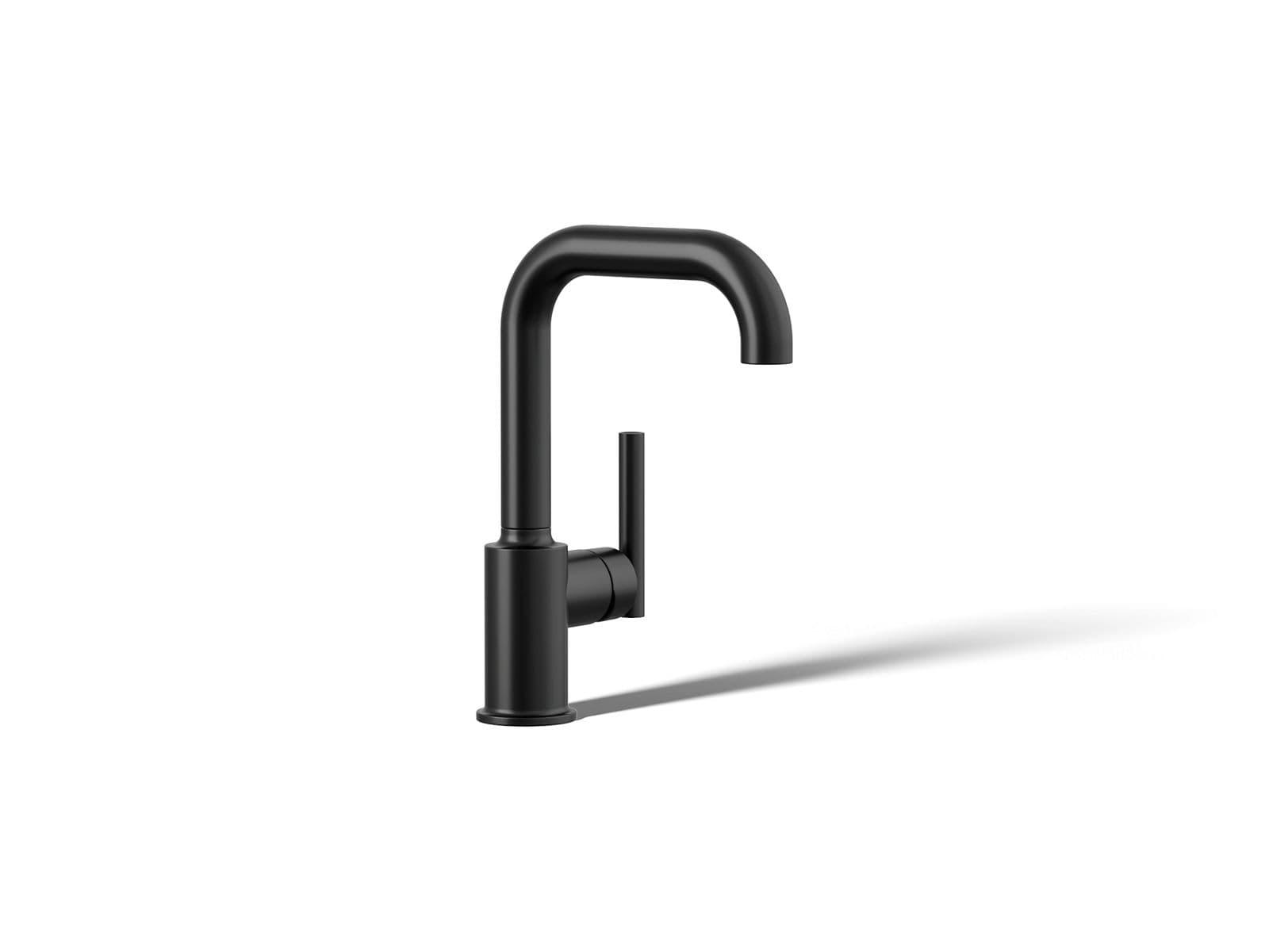 Kohler Purist Single-handle bar sink faucet - Matte Black by Kohler