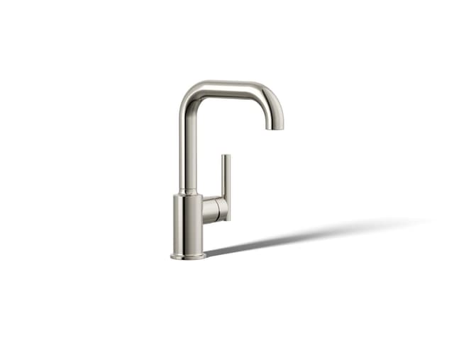Kohler Purist Single-handle bar sink faucet - Vibrant Polished Nickel