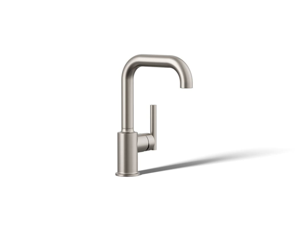 Kohler Purist Single-handle bar sink faucet - Vibrant Stainless by Kohler