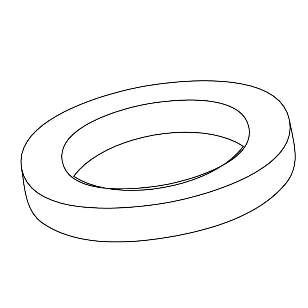 Washer, Rubber by Kohler Genuine Parts