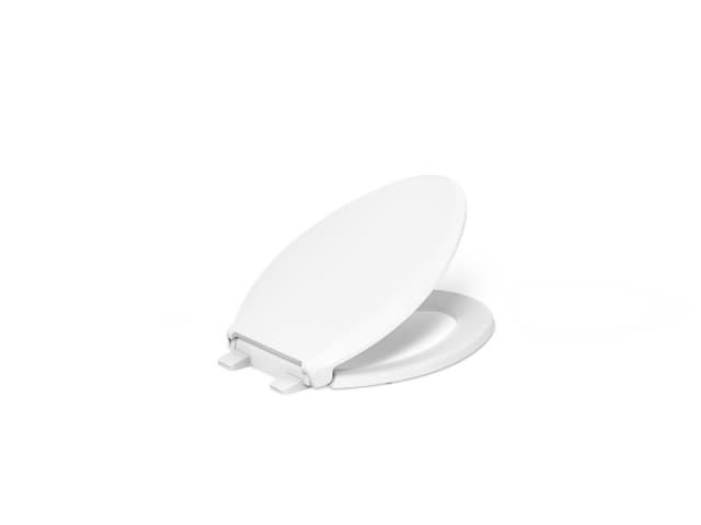 Kohler Cachet Nightlight ReadyLatch Quiet-CloseE elongated toilet seat - White