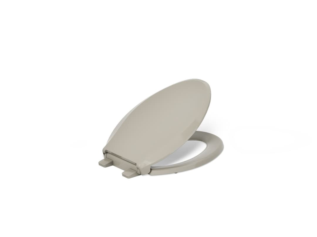 Kohler Cachet Nightlight ReadyLatch Quiet-CloseE elongated toilet seat - Sandbar by Kohler