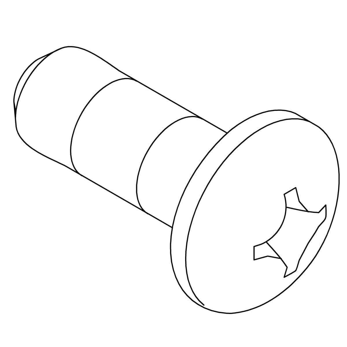 Kohler Genuine Parts Screw,8-32 X .500, PAN by Kohler Genuine Parts