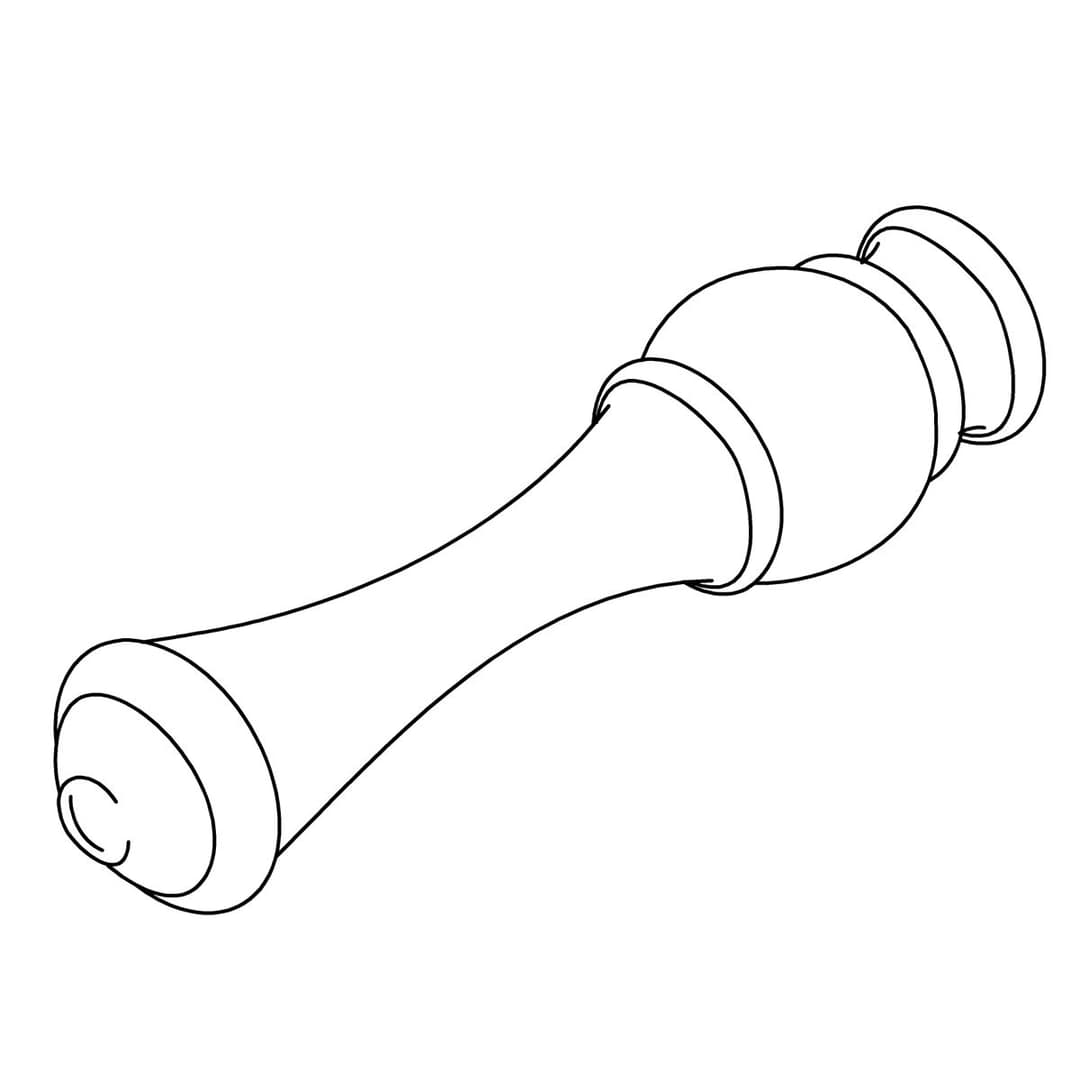 Kohler Genuine Parts Handle, Small Lever - French Gold by Kohler Genuine Parts