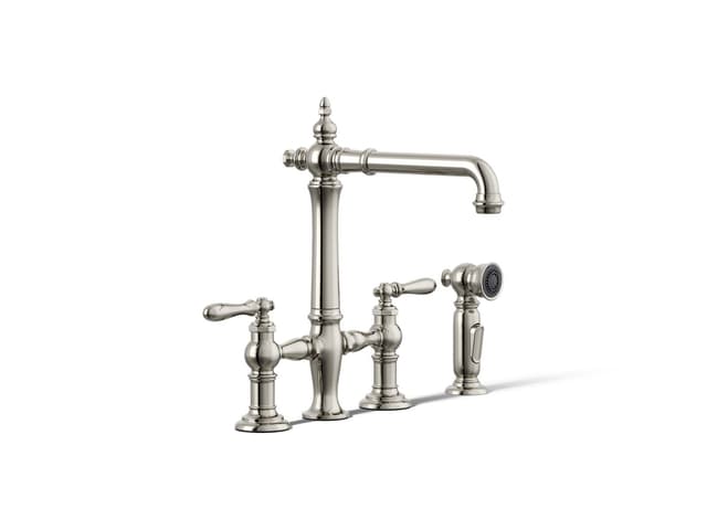 Kohler | Artifacts | Bridge Kitchen Faucet - Vibrant Polished Nickel