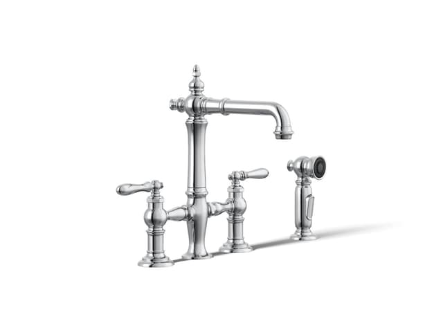 Kohler | Artifacts | Bridge Kitchen Faucet - Polished Chrome