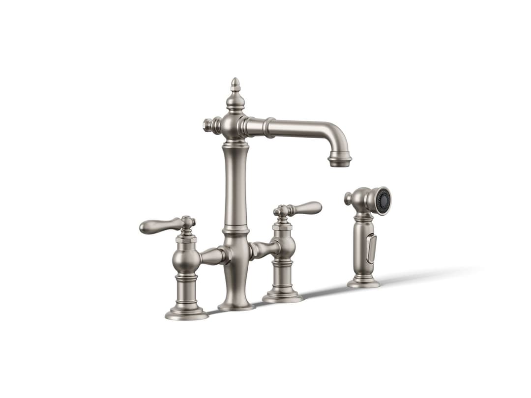 Kohler | Artifacts | Bridge Kitchen Faucet - Vibrant Stainless by Kohler