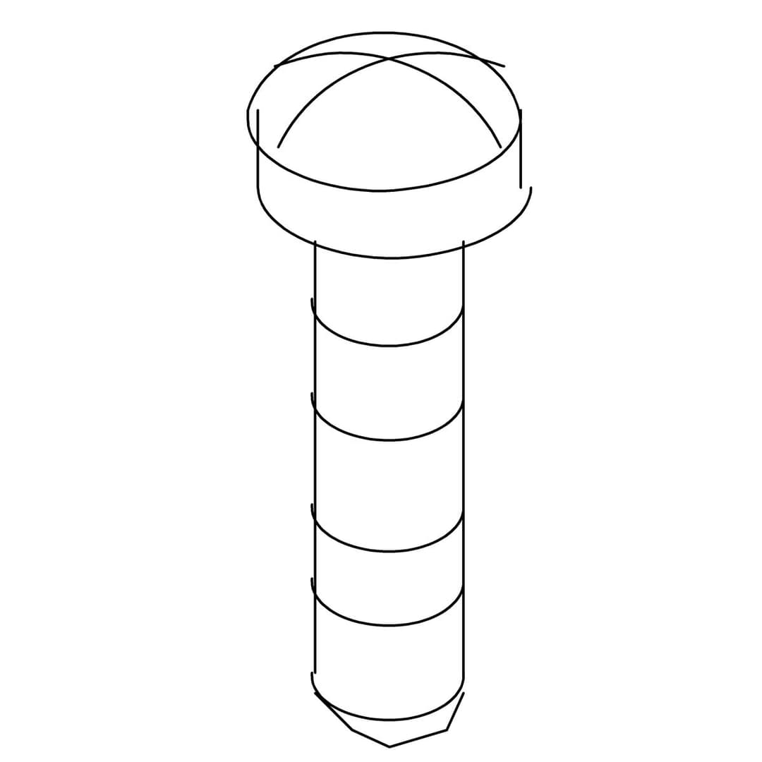 Screw 8-32 X .625 by Kohler Genuine Parts